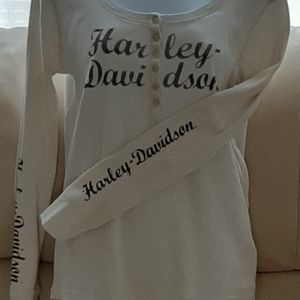 Harley Davidson Woman's Large Long Sleeve Shirt